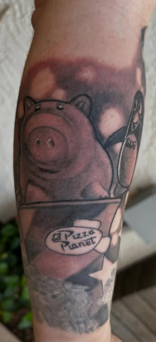 Toy Story alien tattoo